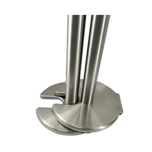 Bollard with stackable base