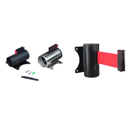 Wall unit with retractable belt