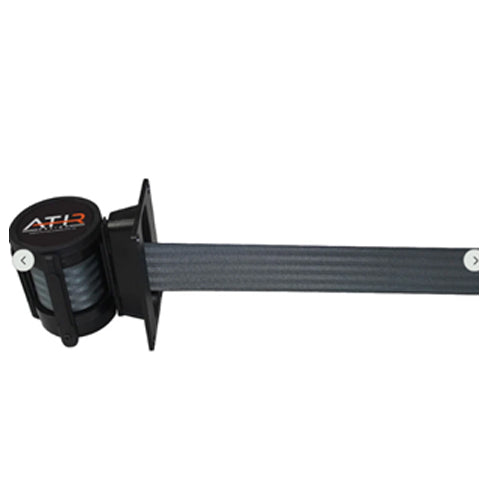 Recess wall unit and retractable belt