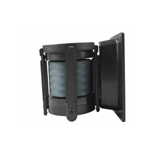 Recess wall unit and retractable belt