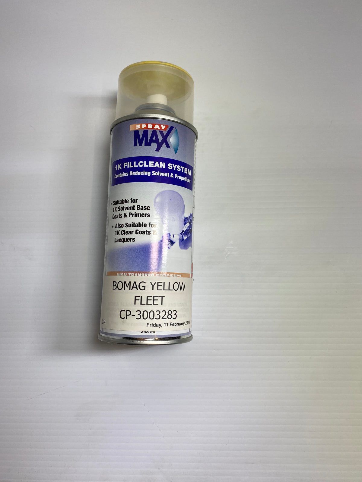 400gm BOMAG YELLOW PAINT CAN